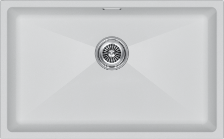 Кухонная мойка Paulmark LUMI 74UNI LU74-WH 74х46 цвет белый